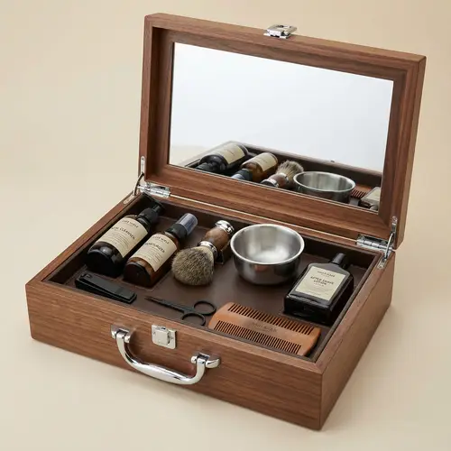 Men's Cosmetic Box: Skincare & Grooming Essentials