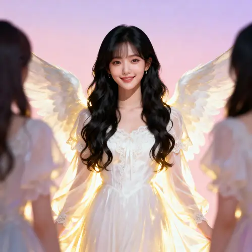 Sarang from Kpop Group HALO: Ethereal Beauty