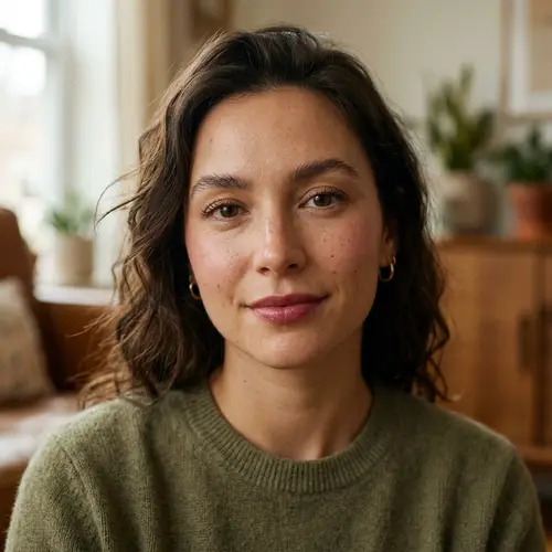Cinematic Beauty Portrait of a Woman in Red