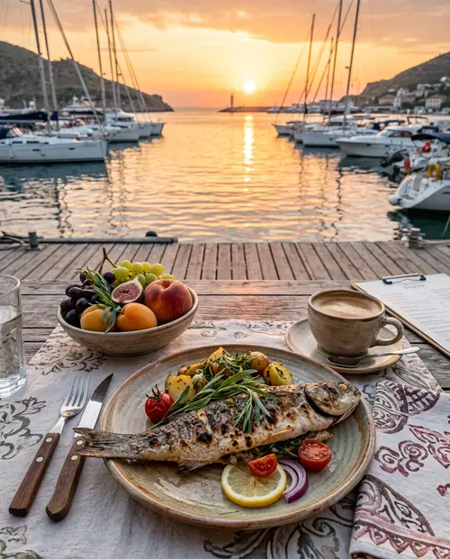 Grilled Mullet with Tarragon: Black Sea Cuisine