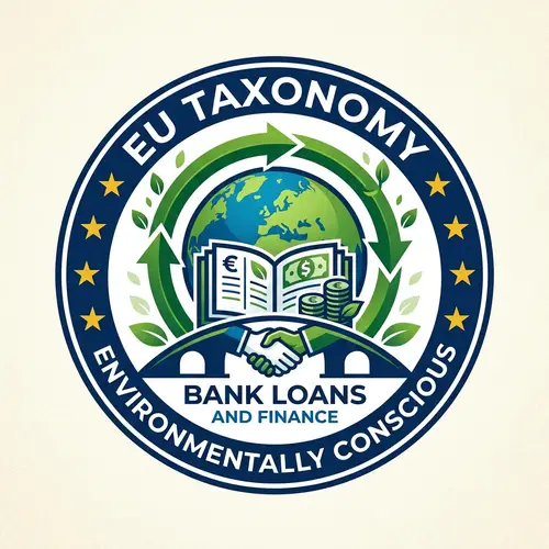 EU Taxonomy Regulation Logo for Environmentally Conscious Bank Loans
