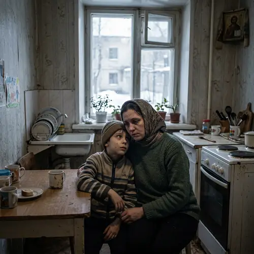 Heartbreaking Realities of Russian Mother and Child in 2023