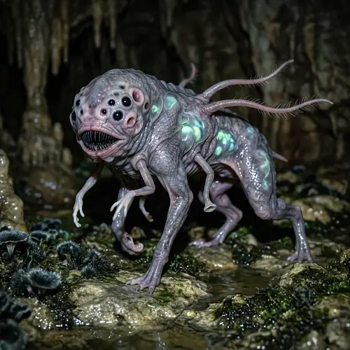 Strange and Disturbing Alien Creature Art