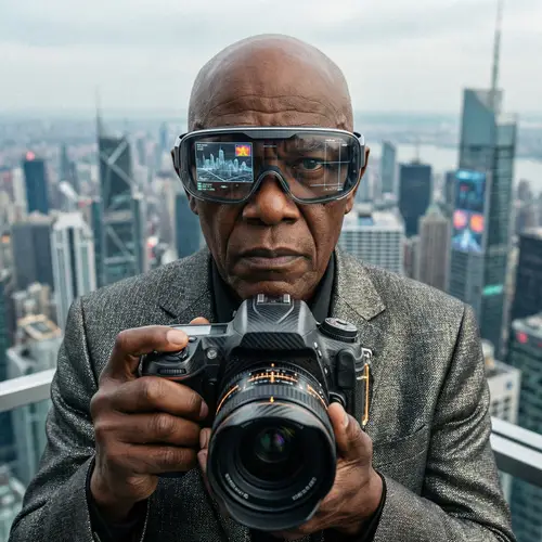Futuristic African American Photographer | High-Tech Visionary