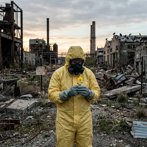 Abandoned Industrial Facility: Symbol of Resilience and Decay