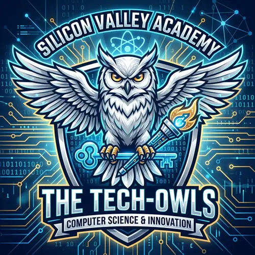 White Owl Mascot Design for Computer Science