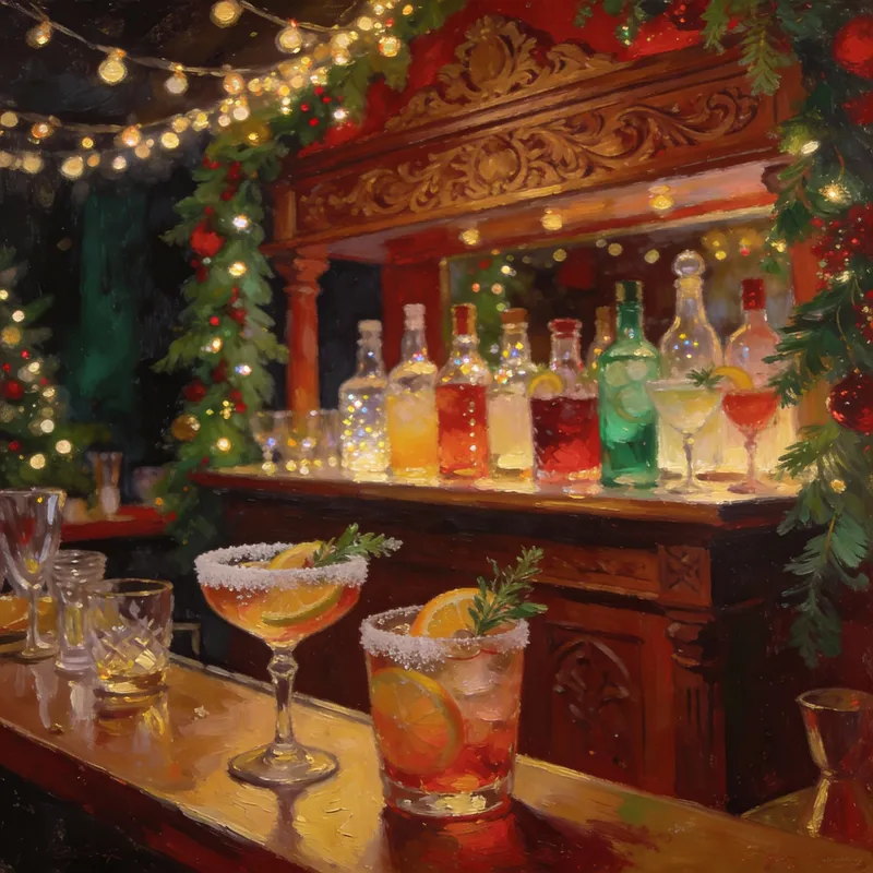 Elegant Holiday Party Bar Setup Ideas Elegant Holiday Party Bar Setup Ideas