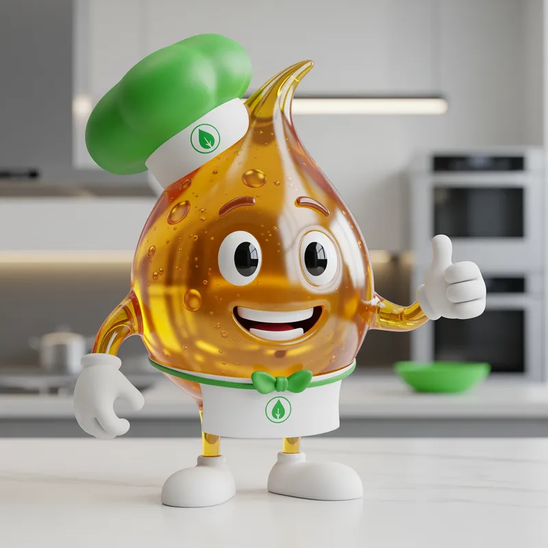 3D Character Design for Cooking Oil Mascot