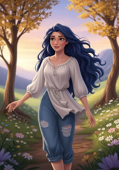 Dreamy Disney Princess with Enchanting Style