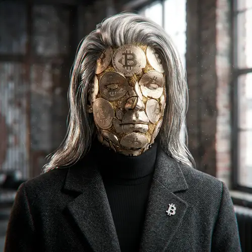Surreal Bitcoin Portrait | Hyperrealism Art