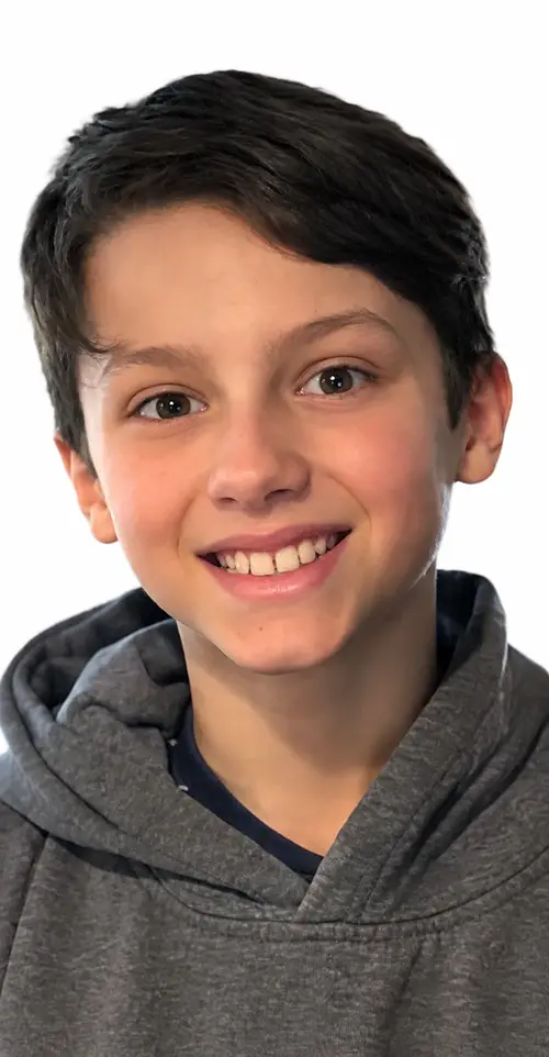 Person's Image on White Background