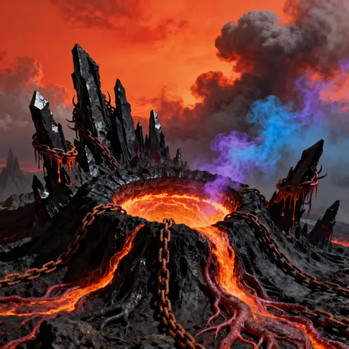 Ember Wells: A Surreal Volcanic Landscape