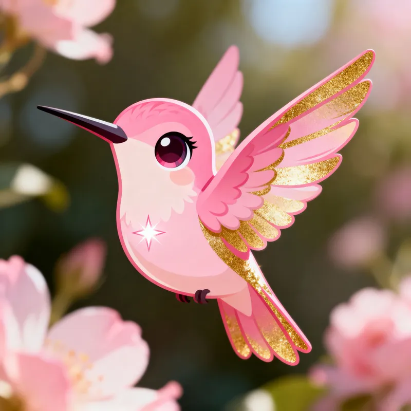 Stylish Hummingbird Design for Eye Care Stylish Hummingbird Design for Eye Care