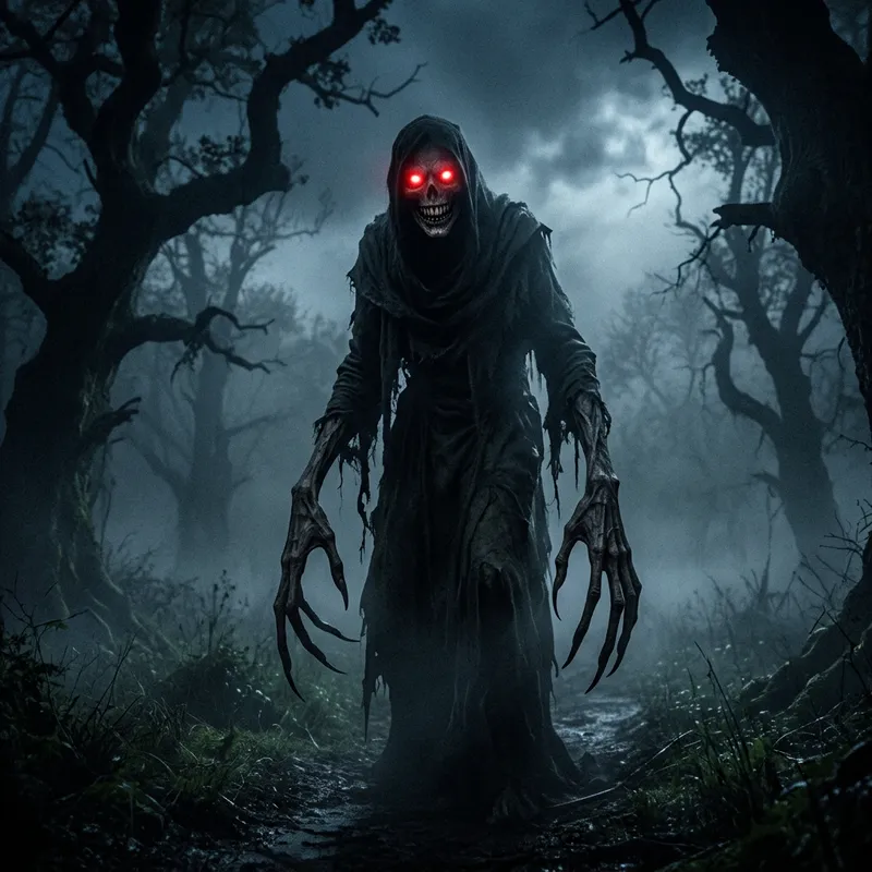 The Most Terrifying Supernatural Entity: Red Eyes & Wicked Grin