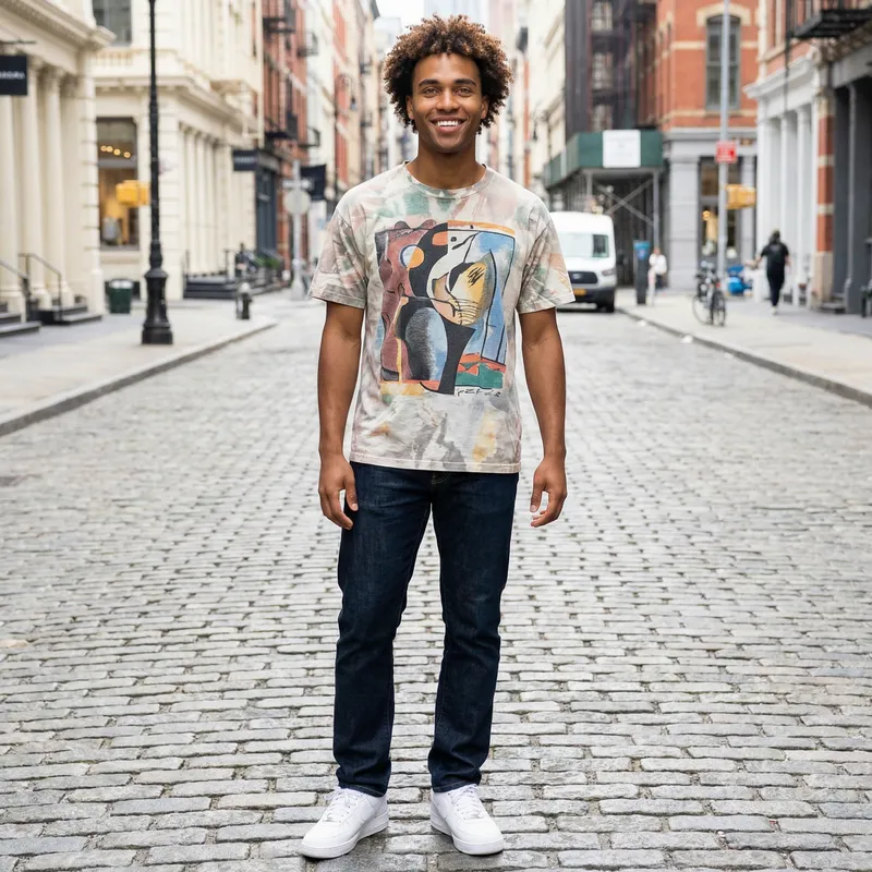 Strikingly Handsome Young Black Man with Captivating Hazel Eyes