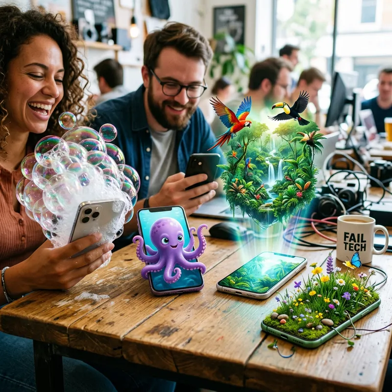 Exaggerated Mobile Phone Side Effects: A Humorous Display Exaggerated Mobile Phone Side Effects: A Humorous Display