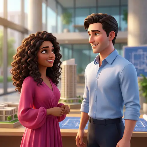 Romantic Encounter: South Asian Woman and Distinguished Architect