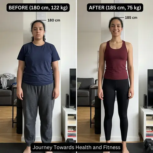 Weight Loss Journey: From 122kg to 75kg