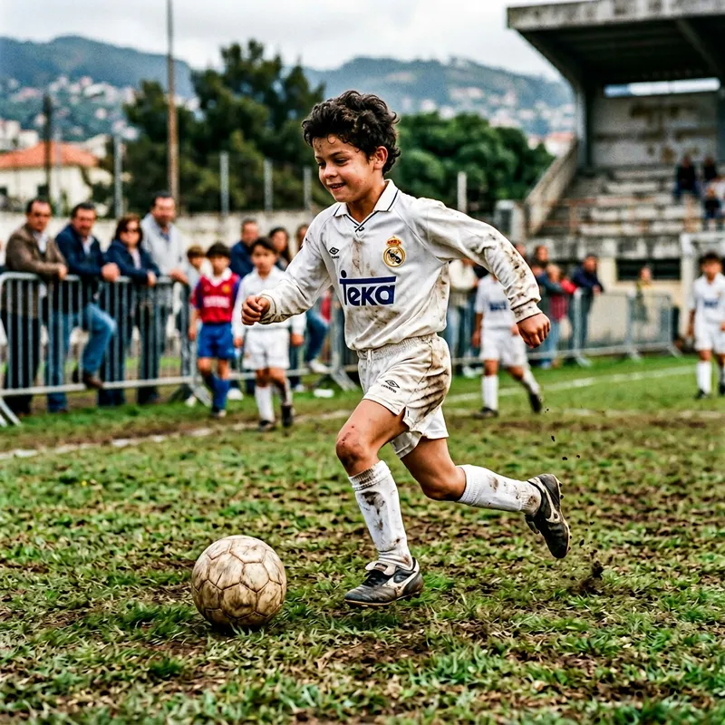 Realistic Cristiano Ronaldo at 7 in Real Madrid Kit