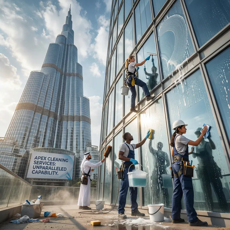Immaculate Burj Khalifa Cleaning Service: Majestic Brilliance