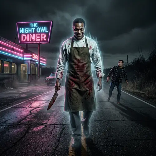 Haunting Chef: A Chilling Horror Scene
