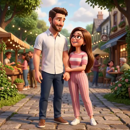 Create Pixar-Style Avatars: A Charming Duo