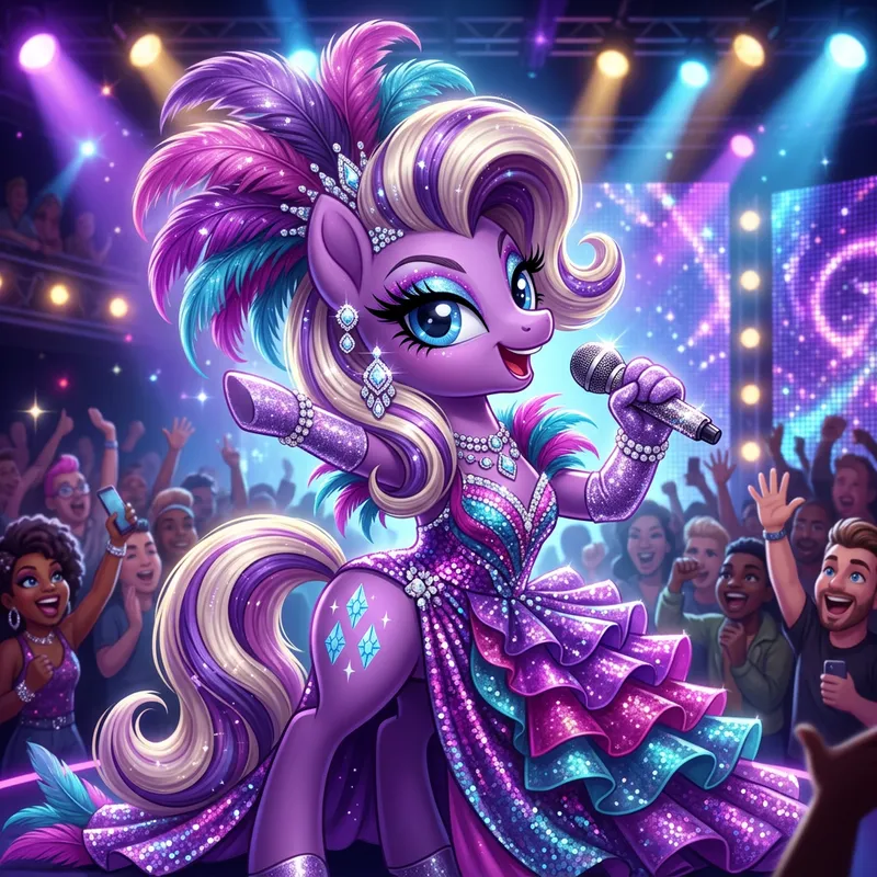 Rarity: High Drama Pony Drag Queen for RuPaul's Drag Race