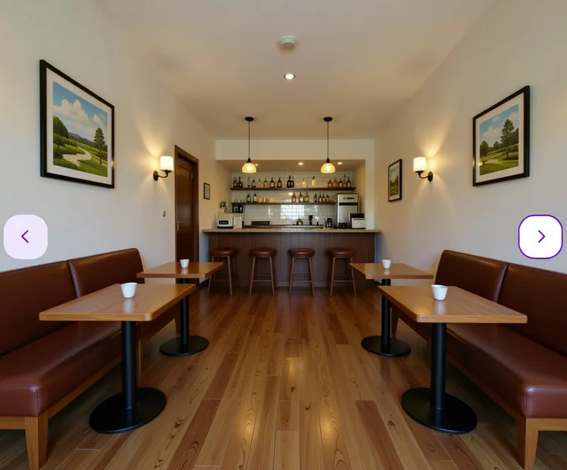 Cozy Bistro-Style Wooden Vineyard Flooring