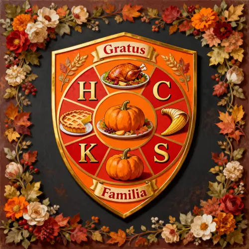 Creative Family Crest for Thanksgiving