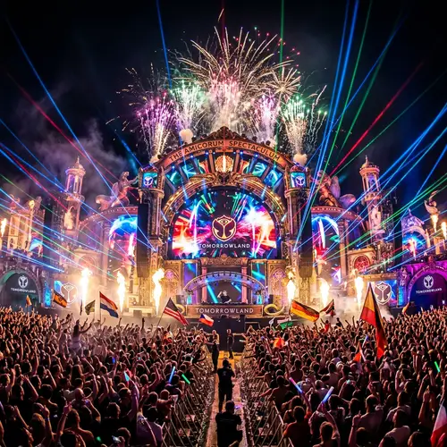 EDM Festival Stage Like Tomorrowland
