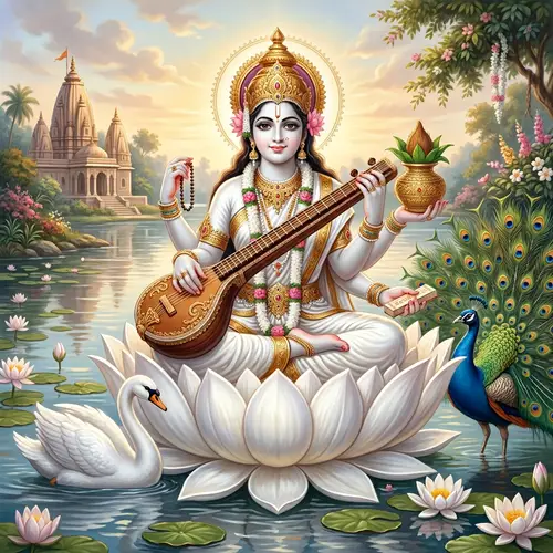 Saraswati: Hindu Goddess of Knowledge & Wisdom