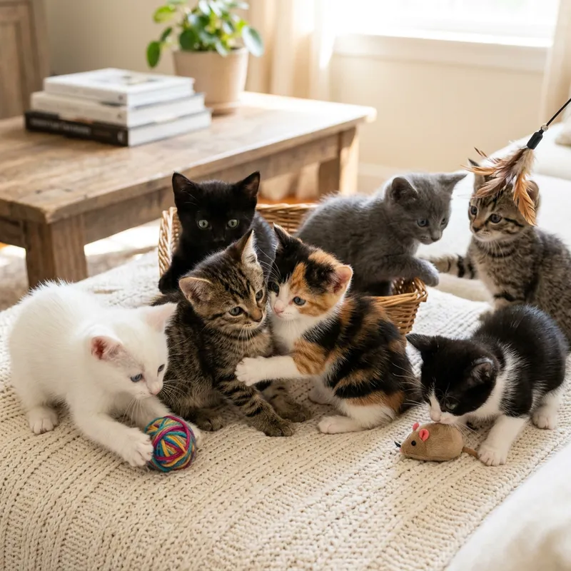 Cute Tiny Kittens: Innocent Playful Felines