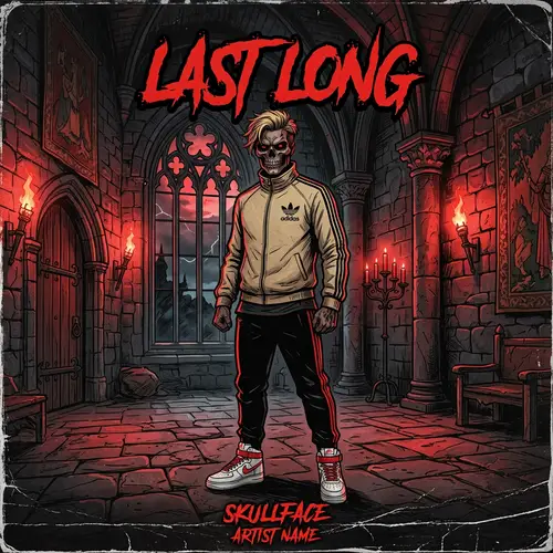Last Long Cover Art - Skull Style Artwork