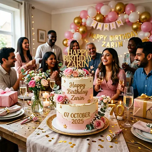 Happy Birthday Zarin - Celebrate October 7, 2025