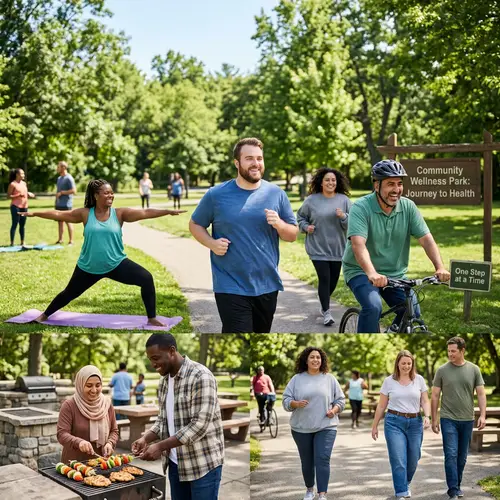 Diverse Weight Loss Journey with Healthy Activities