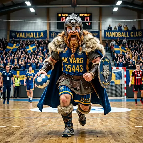 Viking Mascot for Handball Club