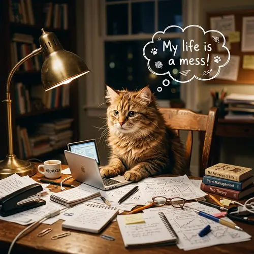 Busy Cat's Turbulence: My Life is a Mess!