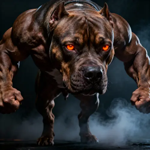 Cinematic Hyper-Muscular Pitbull Video