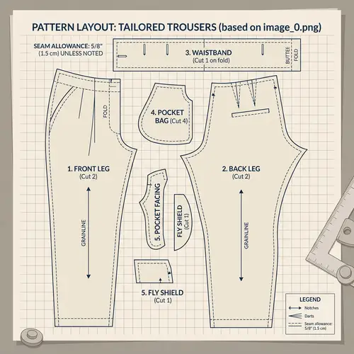 Downloadable Pants Pattern for Beginners