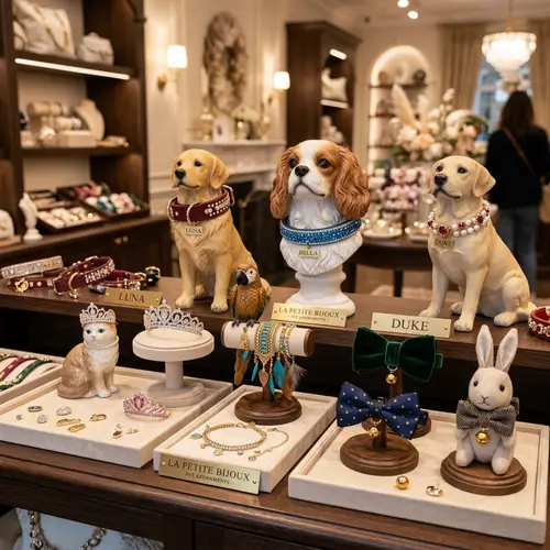 Luxury Pet Jewelry: Glittering Accessories for Dogs, Cats & More