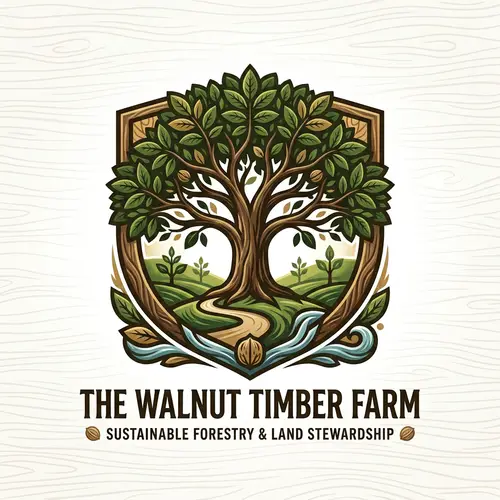 Walnut Trees Logo for Sustainable Timber Farm
