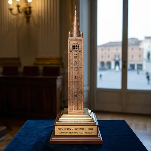 San Mercuriale Bell Tower Trophy Design