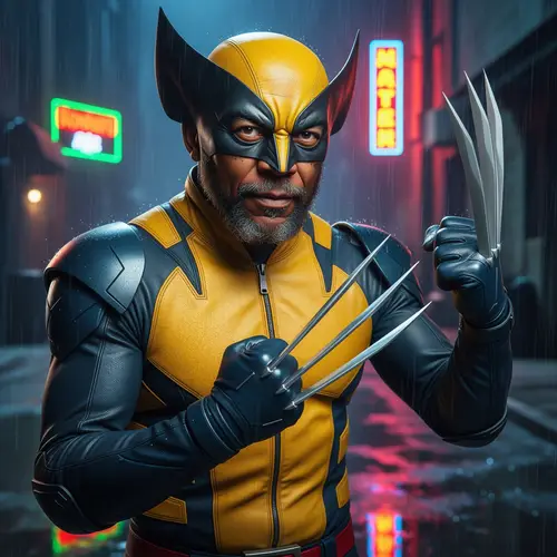 Morgan Freeman as Wolverine - Creative Art