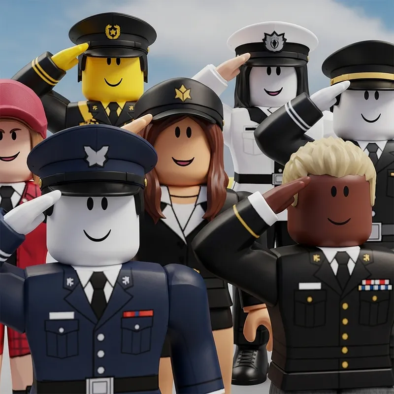 Roblox Military Avatars Saluting Roblox Military Avatars Saluting