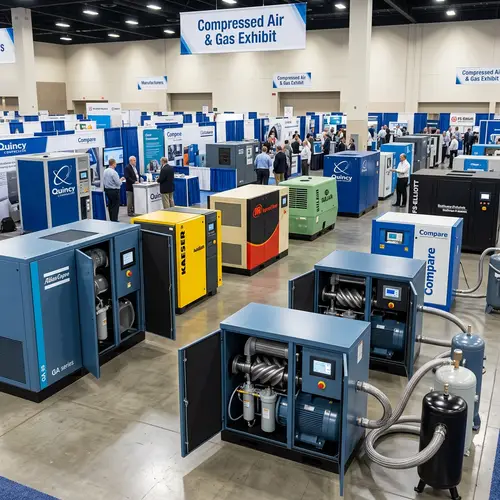 Screw-Type Air Compressors of All Major Brands