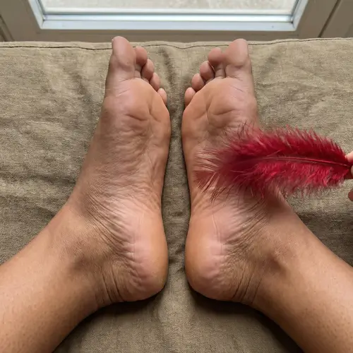 Female Feet Soles Depiction | Medium Brown Skin with True Textures