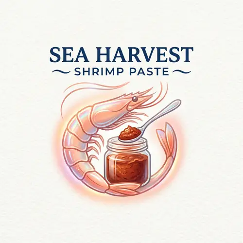 Unique Shrimp Paste Business Logo Design | Professional and Eye-Catching