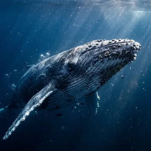 Hyper-Realistic Humpback Whale Photography