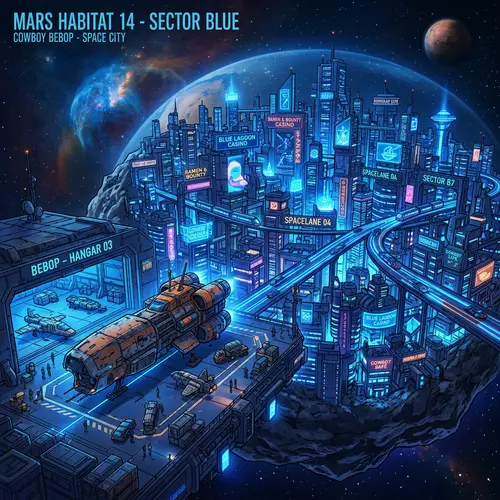 Cowboy Bebop Inspired Space City