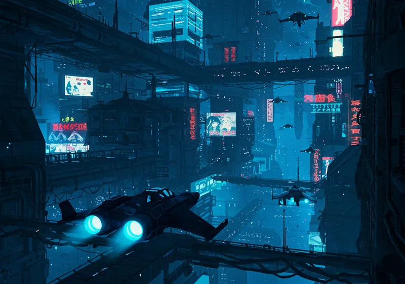 Cowboy Bebop Inspired Space City